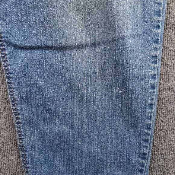 JMS Classic Stretch Denim Jeans Womens Plus Size 20W Blue 5-Pocket Stone Wash - Picture 8 of 13